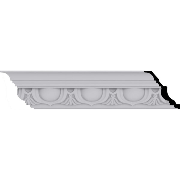 Ekena Millwork 5 5/8"H x 5 1/4"P x 7 5/8"F x 94 1/2"L, (6" Repeat), Artis Crown Moulding MLD05X05X07AR - main